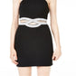 Vestido justo com recortes Speechless Junior's, preto, tamanho 3