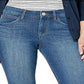 Shorts casual feminino Skinnygirl by Bethenny Frankel, azul, tamanho 29