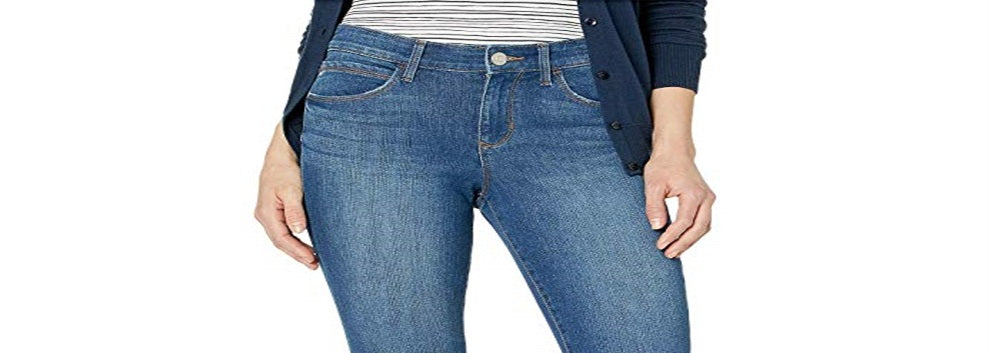 Shorts casual feminino Skinnygirl by Bethenny Frankel, azul, tamanho 29