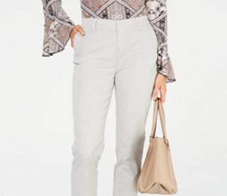 Calça Chino Feminina Style &amp; Co. Cinza Tamanho 8