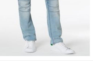 Calça jeans masculina American Rag Denim Destroyed Slim Azul Tamanho 33X30