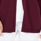 Karen Scott Cardigan Feminino Frente Aberta Vermelho Tamanho Pequeno Pequeno