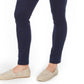 Calça curta feminina Charter Club Chelsea Stretch Twill Azul Tamanho 10 Petite