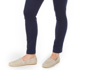 Calça curta feminina Charter Club Chelsea Stretch Twill Azul Tamanho 10 Petite