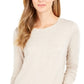 Top feminino com brilho salpicado, marrom, tamanho XX-G, da Style &amp; Co.