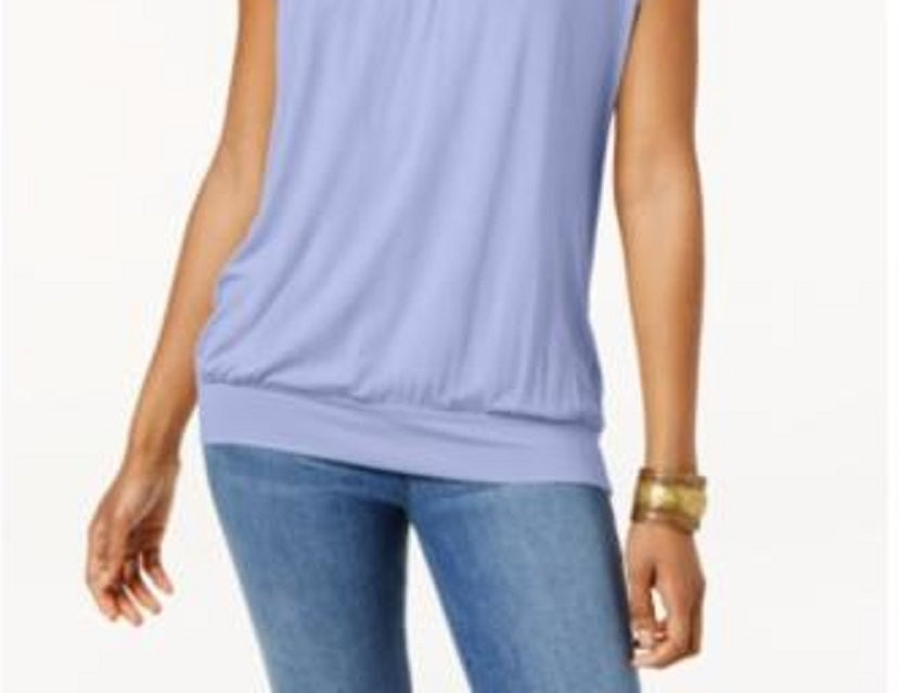 Camiseta feminina Blusa JM Collection Roxa Tamanho X-G