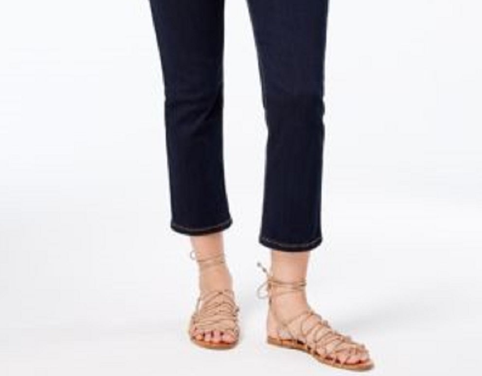 Calça jeans skinny cropped feminina INC International Concepts, azul, tamanho 0