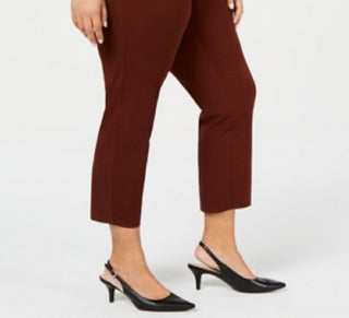 Calça Alfani Feminina Tornozelo Marrom Tamanho 14W