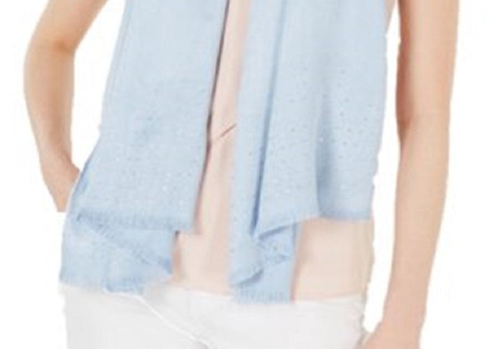 INC International Concepts - Wrap feminino com pedras preciosas, azul, tamanho regular