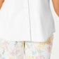 Camisa feminina de algodão Charter Club, branca, tamanho 16, pequena