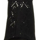 Sapatos femininos Carlos by Carlos Santana Gabrielle camurça peep toe plataforma casual preto tamanho 7,5 M