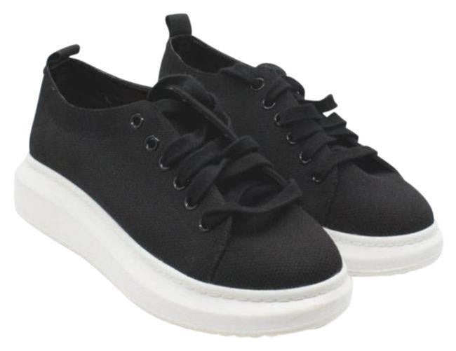INC International Concepts Gardin Feminino com Cadarço e Tênis Fashion Preto Tamanho 6 M
