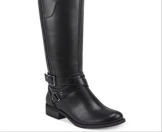 Guess Women's Haydin Faux Leather Riding Boots  Black  Size 6 M