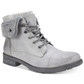 Botas de combate Sandro femininas White Mountain, cinza, tamanho 5,5