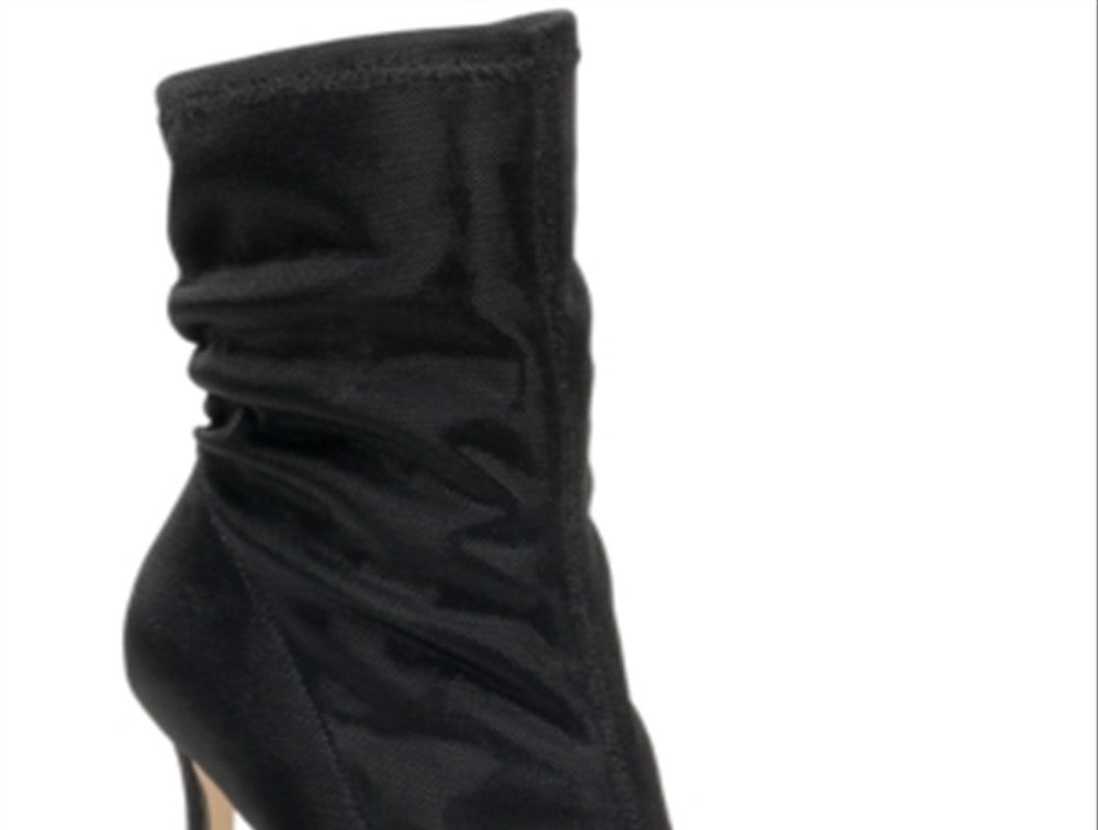 Badgley Mischka Botas femininas Ronnie Fabric bico fino cano médio marrom tamanho 10 M