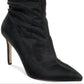 Badgley Mischka Botas femininas Ronnie Fabric bico fino cano médio marrom tamanho 10 M