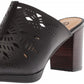 Botas femininas estilo &amp; co com aba de puxar e cadarço, acolchoadas, Rizio, bico redondo, salto bloco, zíper, marrom, tamanho 9 M