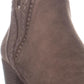 Botas femininas de salto alto Merida Style &amp; Co, marrom, tamanho 6 M