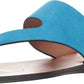 Sandálias femininas Kenneth Cole Palm azul claro tamanho 8,5 M