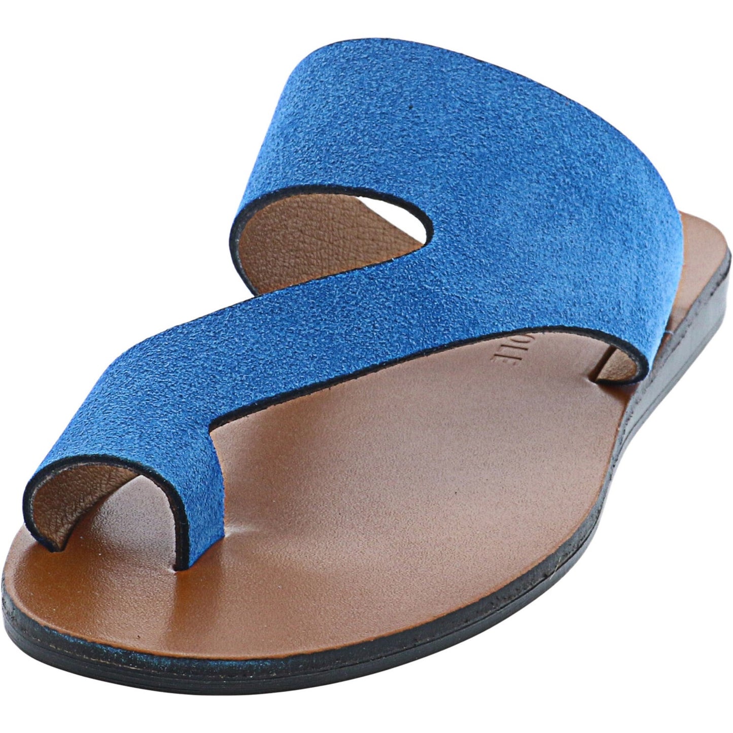 Sandálias femininas Kenneth Cole Palm azul claro tamanho 8,5 M