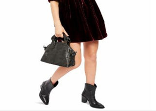 Vestido curto de veludo feminino Free People, vermelho, tamanho grande