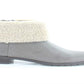 Botas femininas estilo &amp; co Bettey Fold Over de pele sintética, cinza, tamanho 9,5