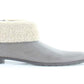 Botas femininas estilo &amp; co Bettey Fold Over de pele sintética, cinza, tamanho 9,5