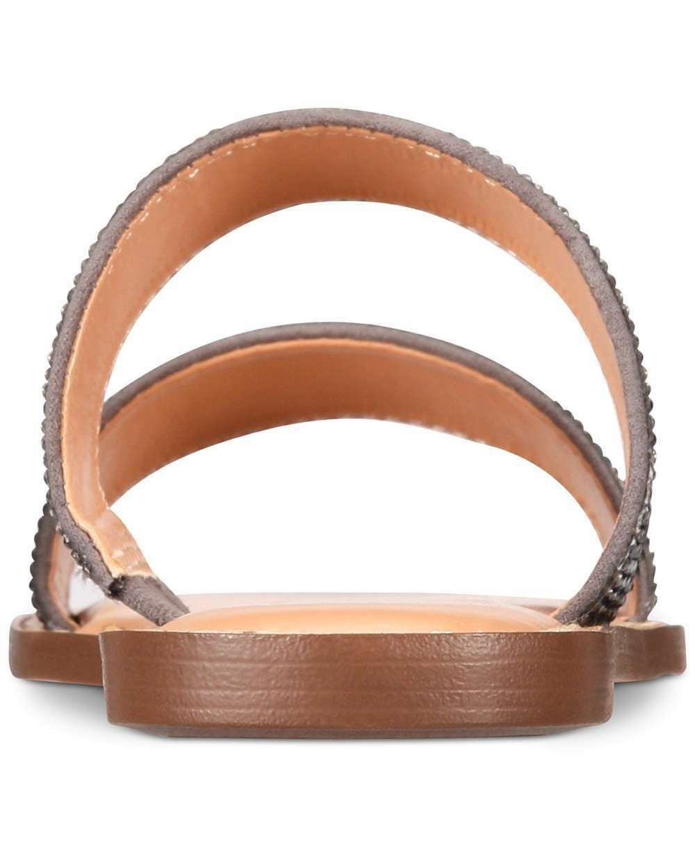 Material Girl GINNIE Sapatilhas Abertas Femininas Cinza Tamanho 9 M