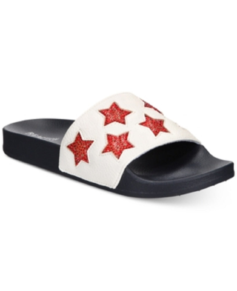 Sandálias femininas Kenneth Cole Reaction Pool Splash casuais com strass, rosa, tamanho 11 M