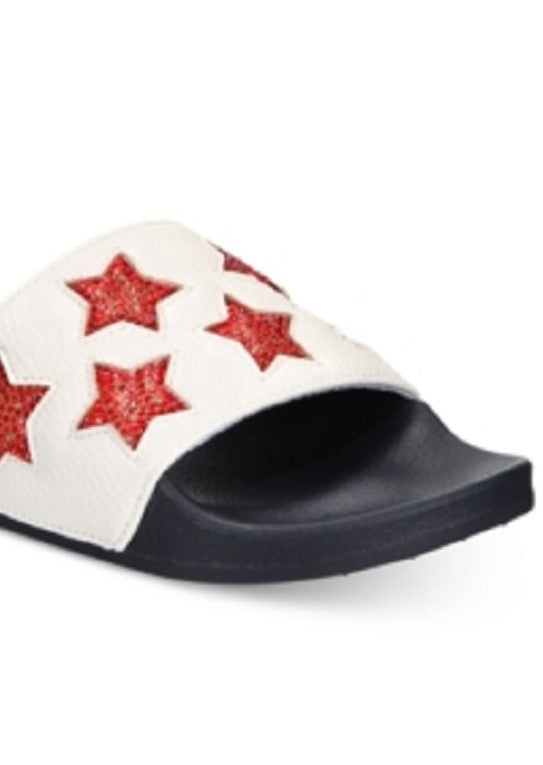 Sandálias femininas Kenneth Cole Reaction Pool Splash casuais com strass, rosa, tamanho 11 M