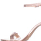 Sandálias femininas INC International Concepts Rayelle Satin Heart Rosa Tamanho 10 M