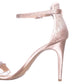 Sandálias femininas INC International Concepts Rayelle Satin Heart Rosa Tamanho 10 M