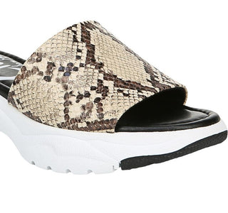 Sandálias femininas Circus By Sam Edelman Arial Slip-on, marrom, tamanho 6, médio