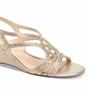 Sandálias formais femininas Charter Club Kelsah com tiras abertas, amarelas, tamanho 8,5 M