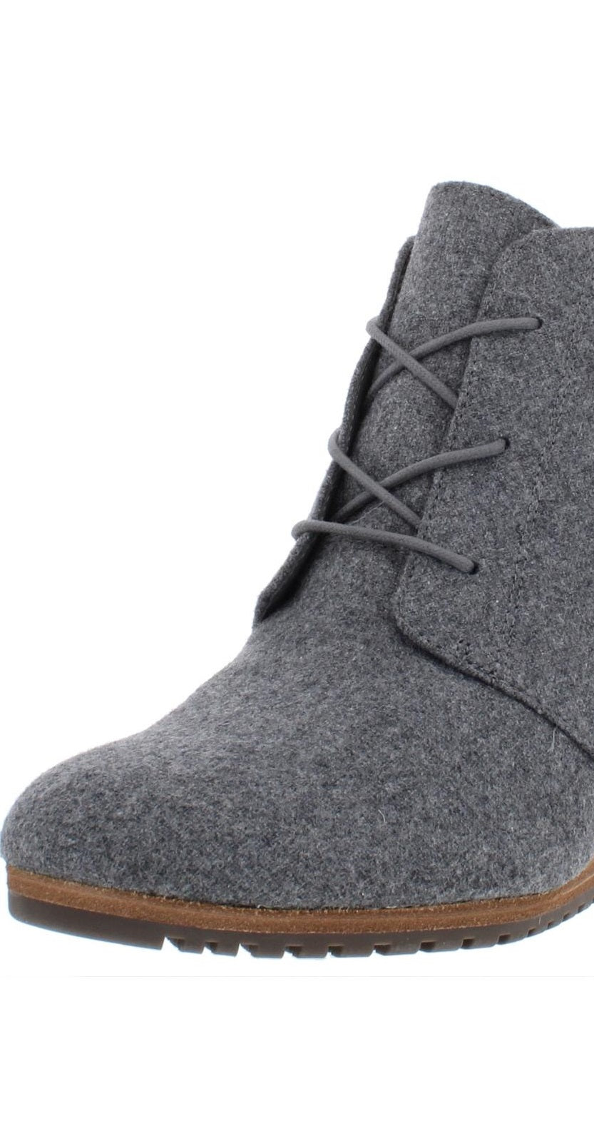 Bota feminina Dr. Scholl's Conquer Wedge, cinza, tamanho 9 M