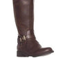 Botas de montaria femininas Guess Harson Tall, marrom, tamanho 5 M