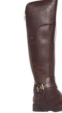 Botas de montaria femininas Guess Harson Tall, marrom, tamanho 5 M
