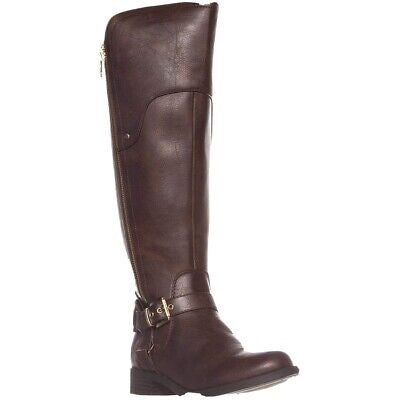Botas de montaria femininas Guess Harson Tall, marrom, tamanho 5 M