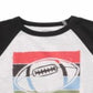 Camiseta estampada de futebol para meninos First Impressions, cinza, tamanho 12 meses