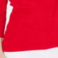 Blusa feminina Karen Scott de algodão com manga 3/4, vermelha, tamanho pequeno
