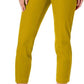 Calça skinny feminina Alfani Hollywood Waist, amarela, tamanho 4, pequena