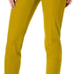 Calça skinny feminina Alfani Hollywood Waist, amarela, tamanho 4, pequena