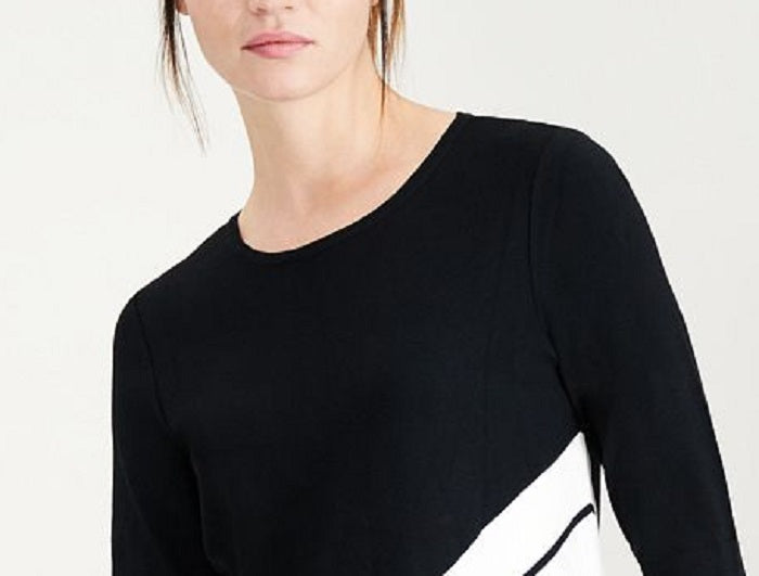 Suéter listrado assimétrico masculino Alfani marrom tamanho 2XL