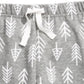 Calça jogger com estampa de floresta para meninos First Impressions, cinza, tamanho 6 a 9 meses