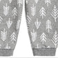 Calça jogger com estampa de floresta para meninos First Impressions, cinza, tamanho 6 a 9 meses