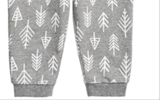 First Impressions Baby Boy's Forest Print Jogger Pants Gray Size 6-9 Months
