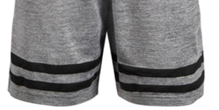 Shorts listrados Ideology Little Boy's Border, cinza, tamanho 6