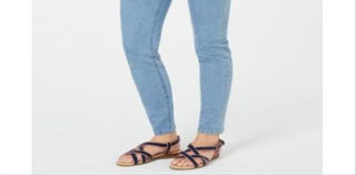 Calça jeans skinny feminina Charter Club Bristol azul claro tamanho 12