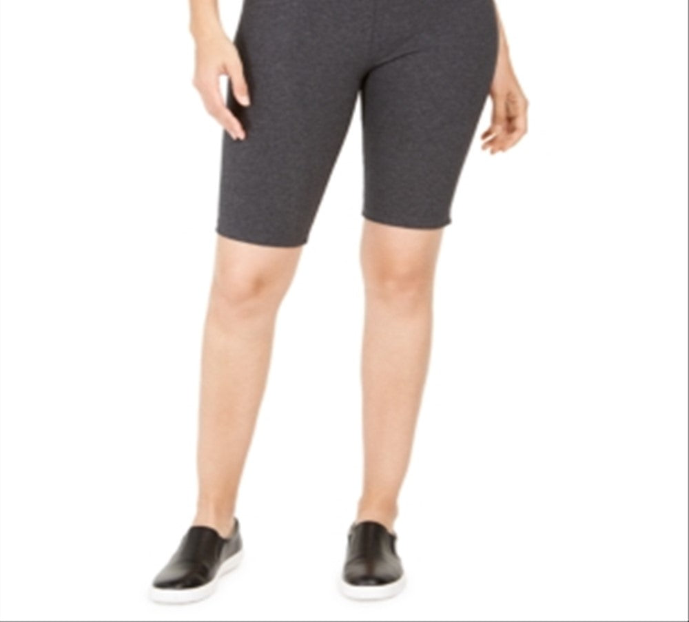 Estilo e CoShorts de ciclismo para ioga feminino cinza tamanho extragrande