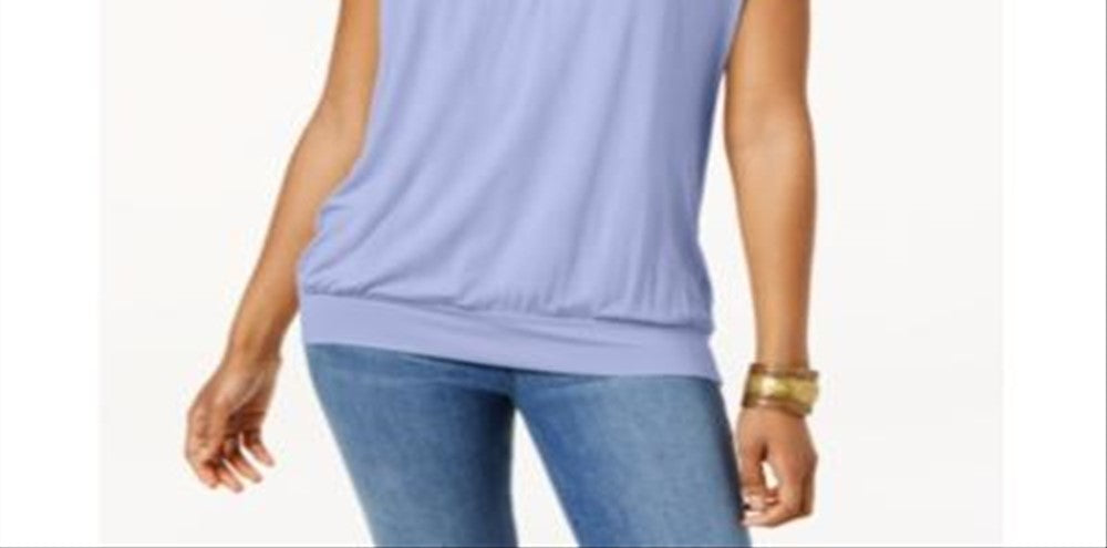 Camiseta Blusa Feminina JM Collection Roxa Tamanho Médio